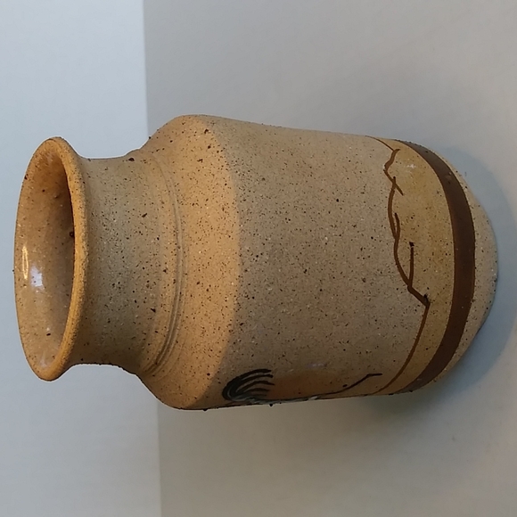 Art Decor Kokopelli Pottery Vase - Picture 3 of 13